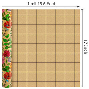 Colored floral pattern gift wrapping <b>paper</b> Romantic and fashionable Mothers Day cowhide wrapping <b>paper</b> Customizable - Product Image 6