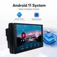 20% de réduction sur l'autoradio Android universel 7 pouces, 4 Go de RAM, 64 Go de ROM, écran tactile In-Cell avec WiFi double bande, Bluetooth 5.0