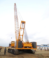Grue à flèche articulée XGC130, marque chinoise de premier plan, capacité 130T, flèche de 76m, machine de levage lourd pour opérations de levage polyvalentes