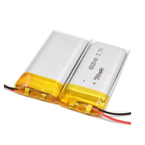 Пользовательский 602040 500 мАч 3,7 в литий-полимерный аккумулятор, литий-ионные аккумуляторные батареи, литий-полимерные аккумуляторы - Product Image 5