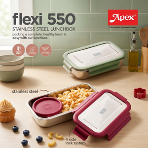 ANAX Stainless Steel <b>Lunch</b> <b>Box</b> Sealed Bento Food Container Portable Insulated Meal Prep <b>Box</b> for Office School Camping - Product Image 3