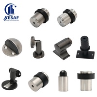 OEM - Butée de porte ronde moderne anti-collision, installation au sol, 2 ans de garantie, acier inoxydable 304 solide