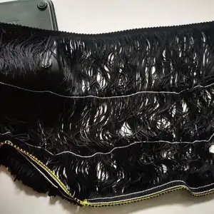 Nút Tassel Trim Sử Dụng Quần Áo Mới 2016 Sản Phẩm 13Cm Màu Đen 100% <span class=keywords><strong>Polyester</strong></span> Trang Trí Đám Cưới Tua Rìa Trims Cho Rèm Cửa Sổ M - Product Image 5