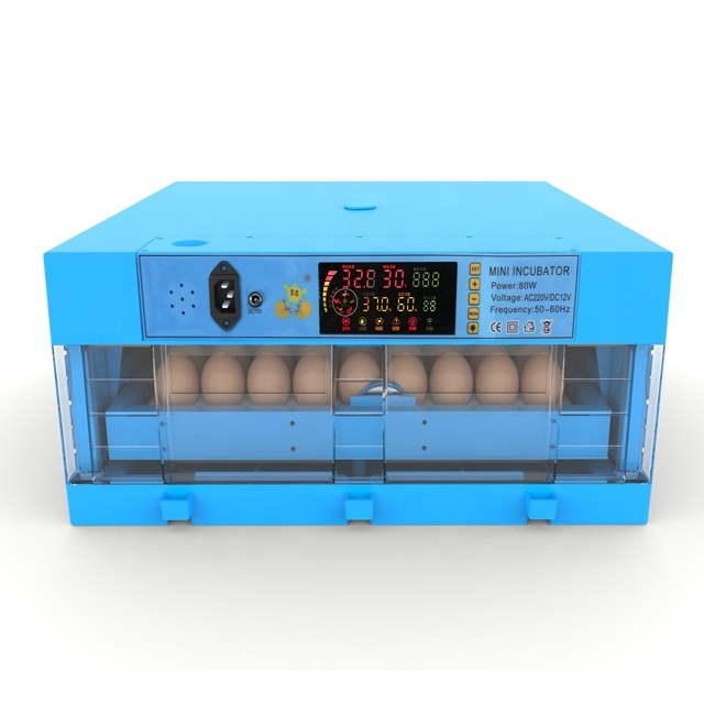Fully Automatic 64 Egg Digital Incubator Egg Incubator for Hatching Poultry Hatcher