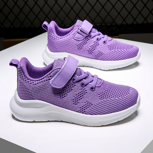 Chaussures de sport respirantes en maille pour enfants, chaussures de sport de loisirs à la mode pour enfants, semelles souples confortables, chaussures de course pour garçons et filles - Product Image 3