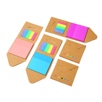 Bloc-notes adhésif de poche, bloc-notes coloré, autocollant en PET, mignon, pour papier kraft, mini, personnalisable, ensembles cadeaux promotionnels