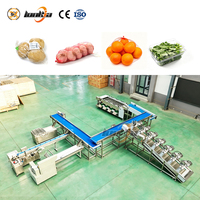Hoogproductieve aardappelwas- en sorteermachine, aardappel- en uiensorteermachine, aardappelreinigings-, snij- en verpakkingslijn