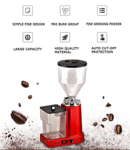 Machine à moudre le café Yoshan Pro 1L 500GR en acier inoxydable avec meules plates, pour usage domestique et commercial, machine à café expresso automatique, pas cher - Product Image 4