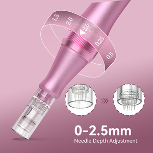 Dermo <span class=keywords><strong>Pen</strong></span> Eléctrico <span class=keywords><strong>Dr</strong></span>. <span class=keywords><strong>Pen</strong></span> M7 <span class=keywords><strong>Rosa</strong></span> para Estiramiento de la Piel y Eliminación de Poros Uso Doméstico Belleza LED Microagujas Logo Personalizado Disponible - Product Image 2