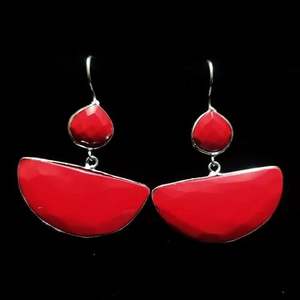 Pendientes de Plata Oxidada Vintage, Estilo Bollywood, Regalo para Ella - Product Image 1