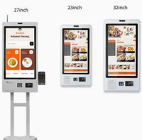 Kiosque de libre-service, borne de paiement automatique, terminal de point de vente avec lecteur de carte NFC, écran tactile pour magasin de détail