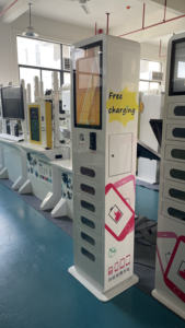 Estación de carga ultrarrápida de batería de teléfono móvil para teléfono móvil con cable y estación de carga aceptador de monedas billete con 3 cables - Product Image 6