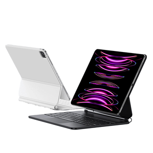 Ultrafino 12,9 pulgadas desmontable <span class=keywords><strong>RGB</strong></span> retroiluminado Magic para Apple iPad Pro LED USB 3,0 ROHS certificado Universal funda francés ruso - Product Image 4