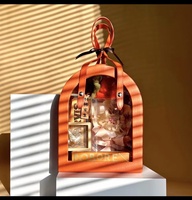 Coffret Cadeau de Luxe pour Demoiselles d'Honneur - Sac à Main Haut de Gamme pour Cadeaux d'Affaires dans l'Industrie de la Beauté Boîte cadeau en cuir avec design ajouré