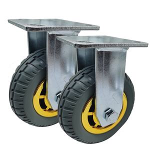 4568 Zoll <span class=keywords><strong>Heavy</strong></span> <span class=keywords><strong>Duty</strong></span> Swivel Wheels Geschäumte Silent Casters für Mülleimer Küchengeräte <span class=keywords><strong>Caster</strong></span> - Product Image 5