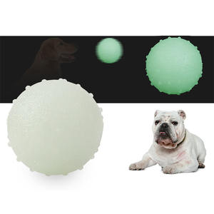 Solid Rubber <strong>Ball</strong> <strong>Glow</strong> <strong>in</strong> <strong>the</strong> <strong>Dark</strong> <strong>Dog</strong> Toy - Product Image 1