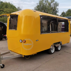 Custom OEM Mobile Kitchen Fast Food <b>Truck</b> Trailers Fully Equipped <b>Coffee</b> Ice Cream Food Cart With Wheels <b>for</b> <b>Sale</b> - Product Image 1