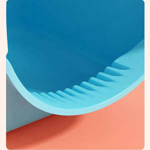 Caja de Arena para Gatos GS Cuadrada, a Prueba de Olores, Cerrada, Desmontable, Fácil de Limpiar, Material PP, Multicolor, con Pala, Anti-Difusión de Arena, para Interiores - Product Image 5