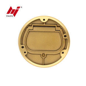 Ul được liệt kê vòng brass lõm bản lề hộp sàn với ổ cắm - Product Image 6