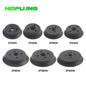 HOFUJNG Various Sizes ZP-32/40/50/63/80/100/125mm Vacuum Suction Cups Nice <b>Black</b> Rubber with Mold Processing Service - Product Image 1