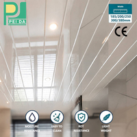 Panneaux de revêtement de plafond de salle de bain imperméables en PVC blanc