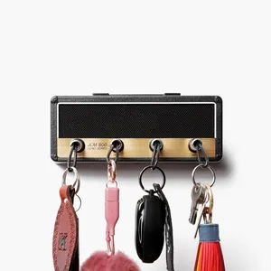 Montaje en pared guitarra AMP key hanger Electric Key Rack Guitarrista Llavero Ganchos de almacenamiento