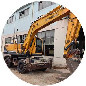 21ton a utilisé le Hyundai210w-9 coréen d'excavatrice à vendre/excavatrice à roues d'occasion Hyundai 210w-9Hyundai 210w-9used excavator - Product Image 1