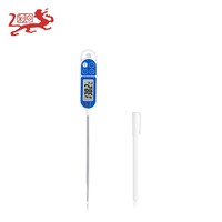 Thermomètre alimentaire numérique étanche ℃ / ℉   Commutateur de maintien des données Max/Min -50~300 ℃   Thermomètre à viande à piles LR44 pour la cuisine