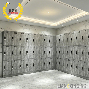 High Quality Waterproof Compact Laminate Assembled Electronic Lock Gym Locker Custom Wooden Fitness Storage Cabinet CG25235 CG25 - Product Image 2