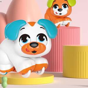 Giocattolo del cane del fumetto di apprendimento di musica dei bambini istruzione precoce ruota da passeggio interattivo di illuminazione a batteria cane giocattolo per i bambini - Product Image 2