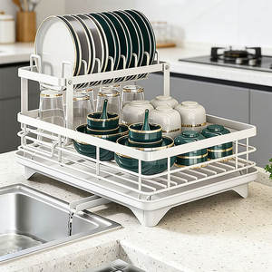 ชั้นวางจานสแตนเลสขนาดใหญ่ทรงสี่เหลี่ยม แห้งเร็ว สำหรับจัดเก็บอุปกรณ์ครัว ชาม ตะเกียบ - Product Image 3