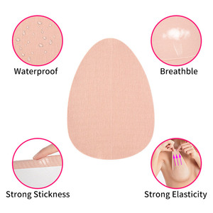 High Quality Stable Adhesive Waterproof Breathable Invisible <strong>Boob</strong> Pasties l Plus Size Women's Clothing Nipple Cover - Product Image 5