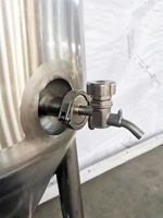 Système de brassage entièrement automatisé de haute qualité, cuves de fermentation de bière de 100 L