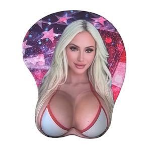 Tapis de souris 3D en gel de silicone, design <span class=keywords><strong>anime</strong></span> personnalisé, forme poitrine et fesses sexy, vente en gros usine, faible MOQ - Product Image 4