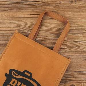 Sac isotherme non tissé pour gâteaux, sac fourre-tout pour le déjeuner, sac isotherme en aluminium pour la conservation des aliments, pliable et personnalisable - Product Image 6