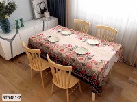 Nappe de table en polyester de luxe, imperméable, résistante à l'huile et à la chaleur, facile à nettoyer, motif floral cachemire vintage, pour table à manger