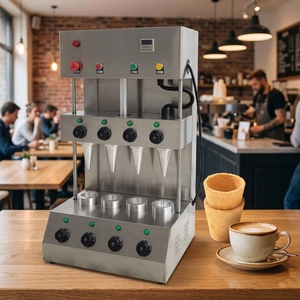 Máquina Comercial Automática para Hacer Tazas de Waffle Comestibles, Máquina para Hacer Tazas de Café de Galleta Comestible - Product Image 1