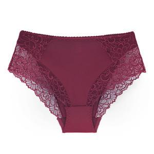 กางเกงชั้นในผู้หญิงแบบ OEM เซ็กซี่ ระบายอากาศได้ดี ไซส์ใหญ่ ป้องกันแบคทีเรีย ผ้าตาข่ายโปร่งใส ช่วงเป้าผ้าฝ้าย สำหรับผู้หญิง - Product Image 3