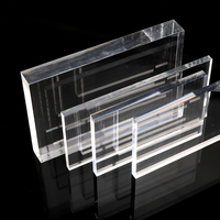 Feuille acrylique extrudée transparente coulée personnalisée, panneau lumineux en plastique découpé au laser Application de gravure Service de différentes tailles