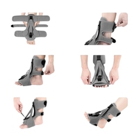 Attelle de nuit plantaire pour le soutien de la cheville, attelle de nuit plantaire pour hommes et femmes plantaires