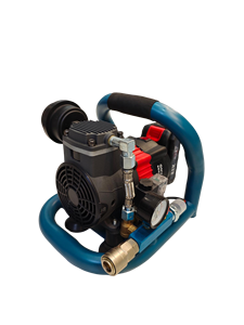 Compresseur d'air portable 21V 2600 tr/min, sans huile, type piston, moteur DC, pression réglable pour outils pneumatiques - Product Image 1
