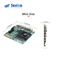 Carte mère simple PC avec Celeron N5095A DP HD-MI1.4 DDR4 Dual Lan 1 * PCIE3.0 X4 Nas