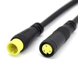 M8 M7 M6小型聚氯乙烯<span class=keywords><strong>2</strong></span> 3 4 5 6针IP65 IP66迷你公母防水电缆连接器插头 - Product Image 4