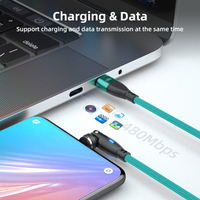 Kabel Magnetik 9pin 540 Rotasi 6 in 1 100W |   Kabel Pengisian Cepat & Data Universal USB Type C Micro PD100W 5A 1M 1.8M