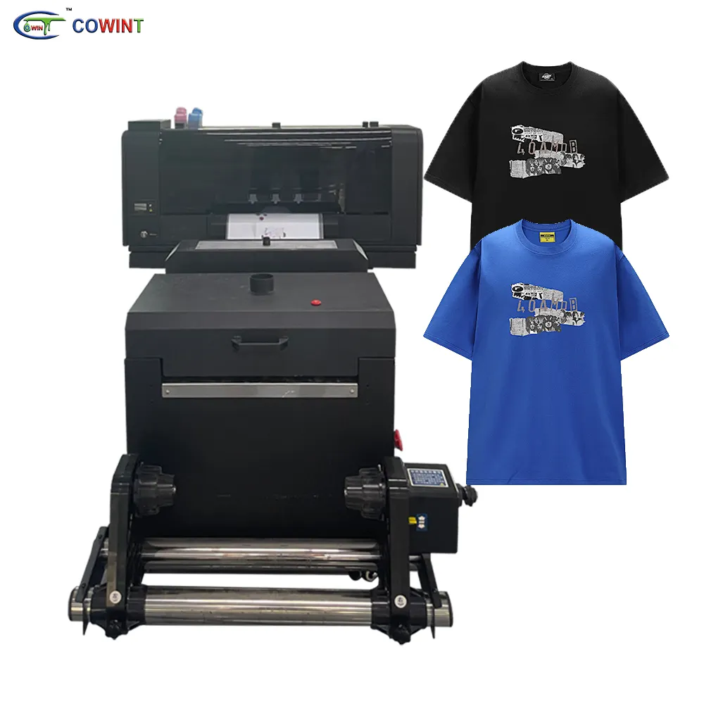 Cowint A3 Impressora a jato de tinta dtf 30 cm XP600 conjunto de cabeça de impressão de transferência de calor T-shirt máquina de impressão têxtil Impressora digital DTF