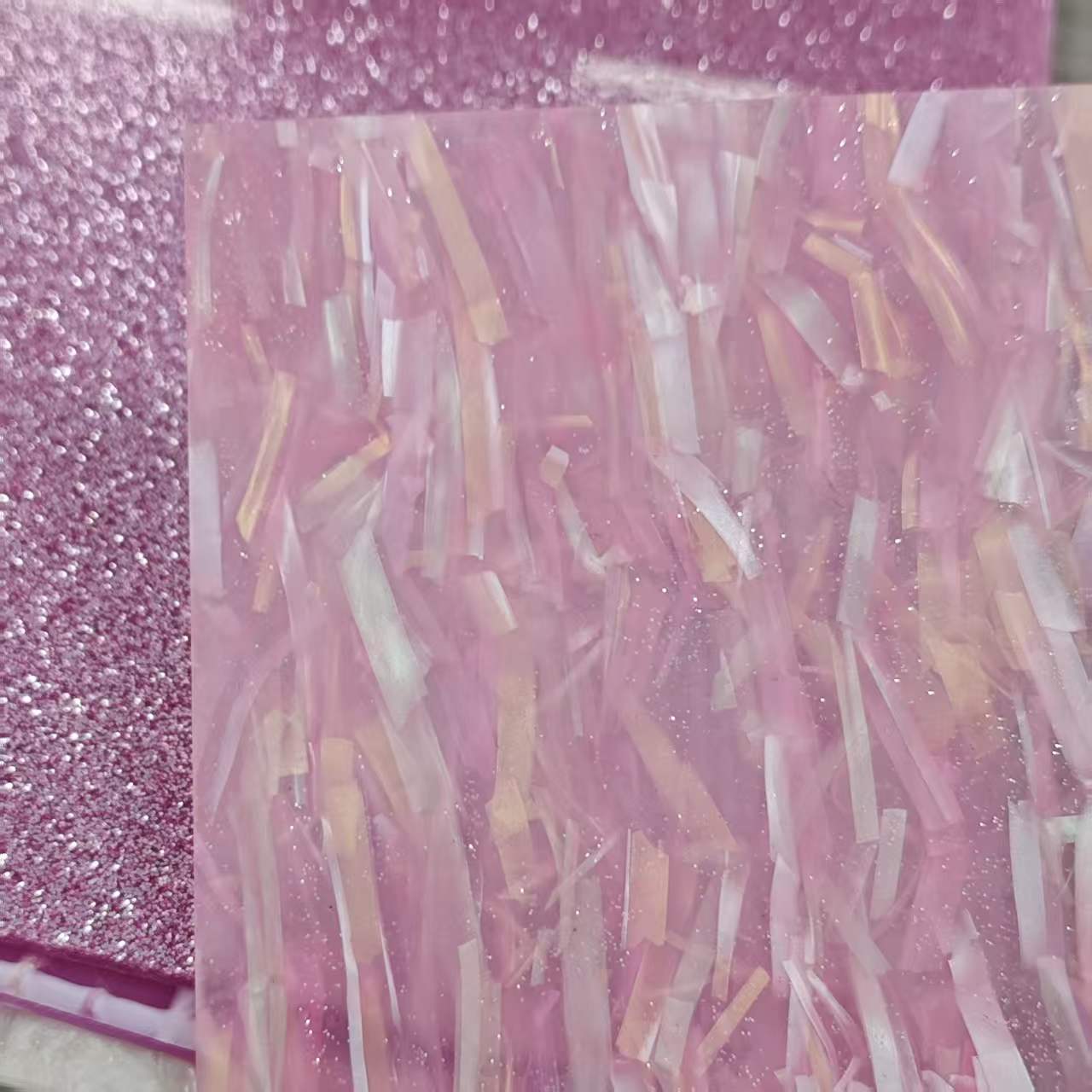 Pink acrylic sheet