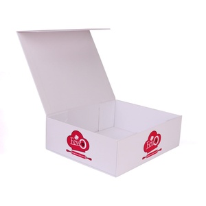 Caja de Regalo Magnética Plegable Personalizada, Caja de Cartón Blanca con Imán para Regalos, Caja de Regalo de Papel Plegable con Adhesivo - Product Image 4