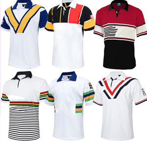 Retro Classic Atmungsaktives Polyester Sublimierter Druck Benutzer definierte Logo-Nummer Männer Nrl Rugby League Jersey Shirt Australien - Product Image 1