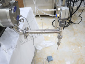 YETO-200ml 500ml 1kg 5kg gıda sınıfı şişe kova dolum makinesi ile besleme pompası mayonez çikolata kozmetik krem dolgu