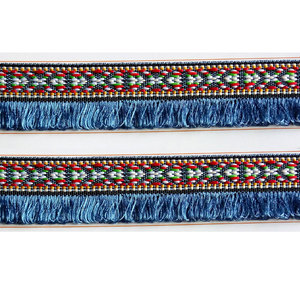 Rifiniture in pizzo con bordo in pizzo Jacquard con motivo etnico WO002 - Product Image 2